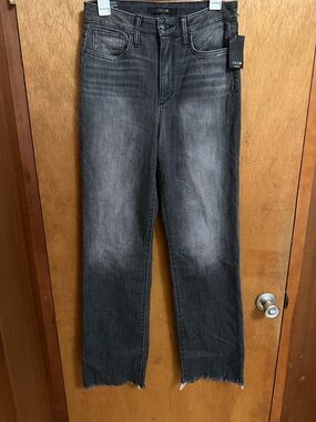 Joe's Jeans Women's Washed Black Straight-Leg Jeans NWT